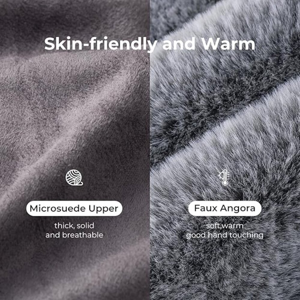 Women's Moccasins Faux Fur Trim Memory Foam Slippers(BRAND NEW) - Picture 8 of 8